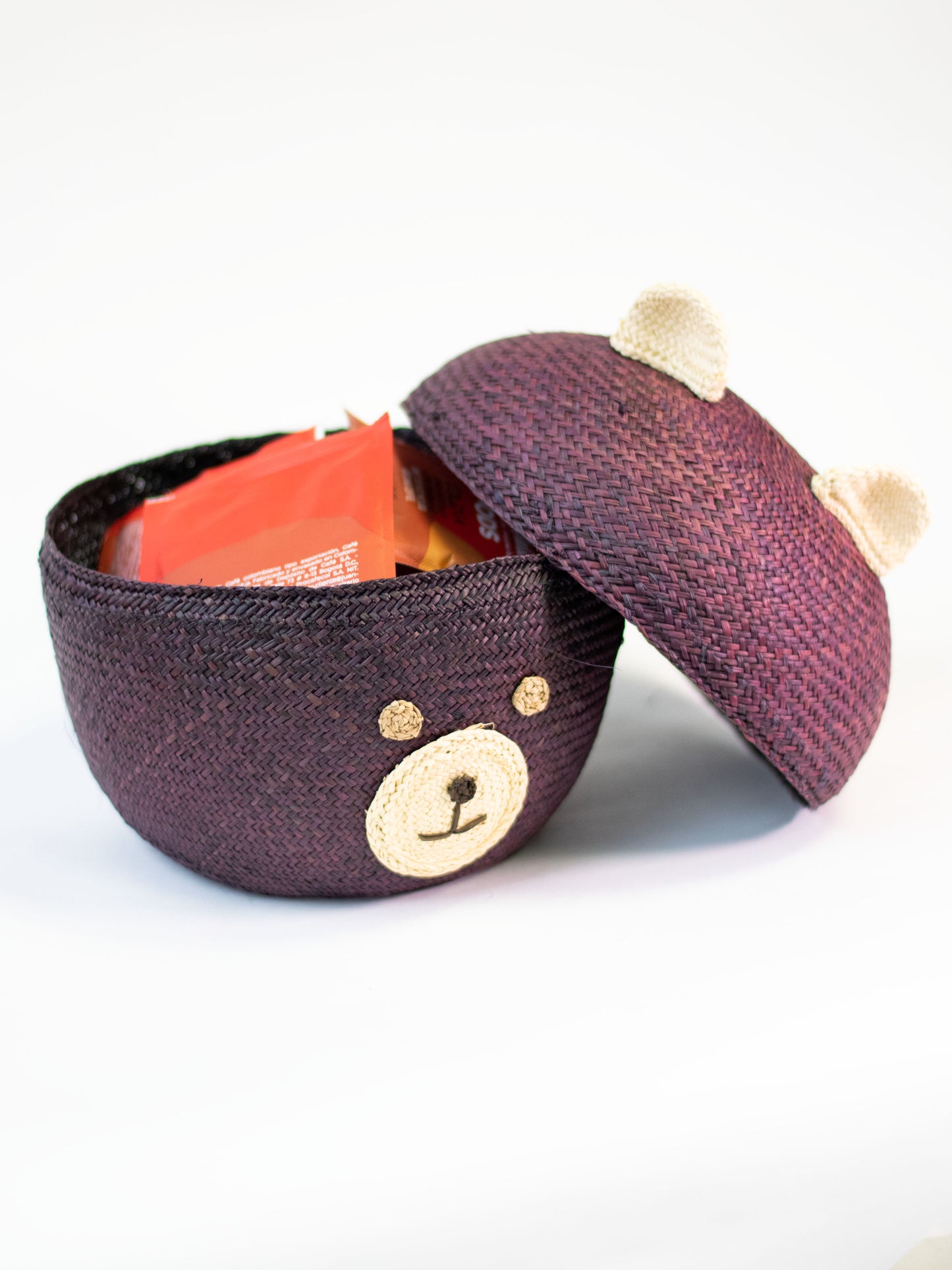 Bear decorative basket