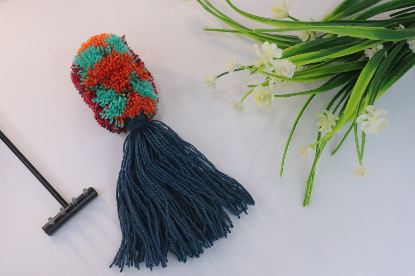Wayuu Multicolored Weaved Keychain