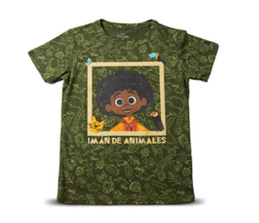 Disney Encanto Antonio Madrigal Green T-Shirt.