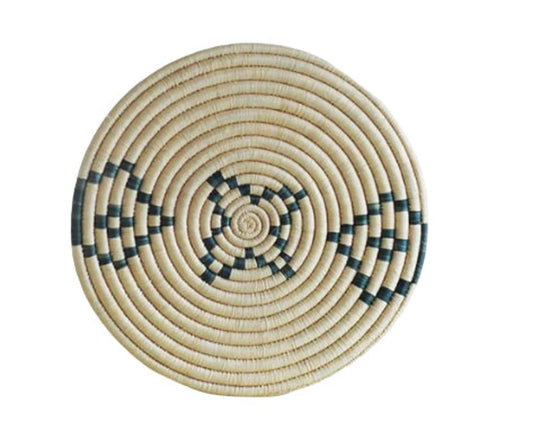 Moriche Palm Beige Charger Plate.