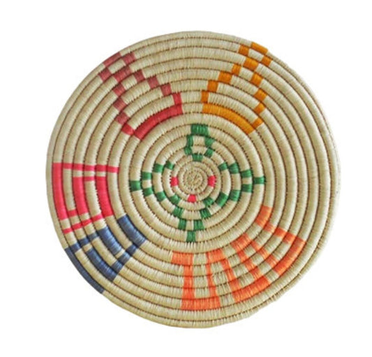 Moriche Palm Beige Charger Plate.