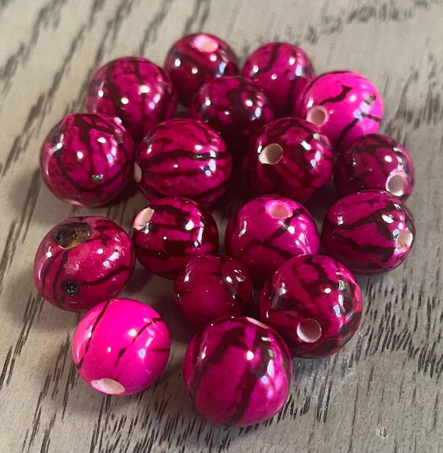 Bombona Ball Beads. 40 Multicolored Pieces.