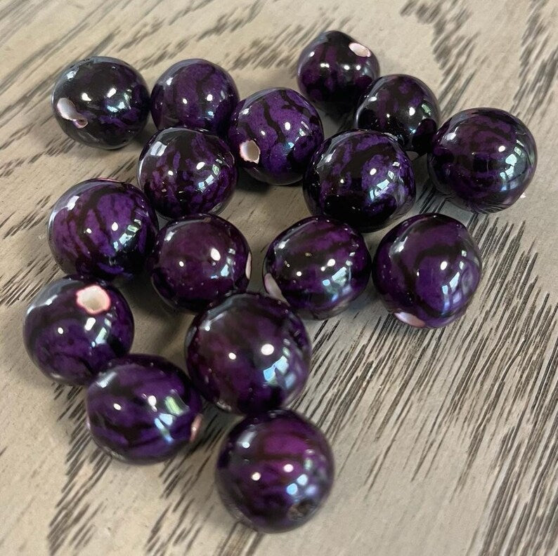 Bombona Ball Beads. 40 Multicolored Pieces.