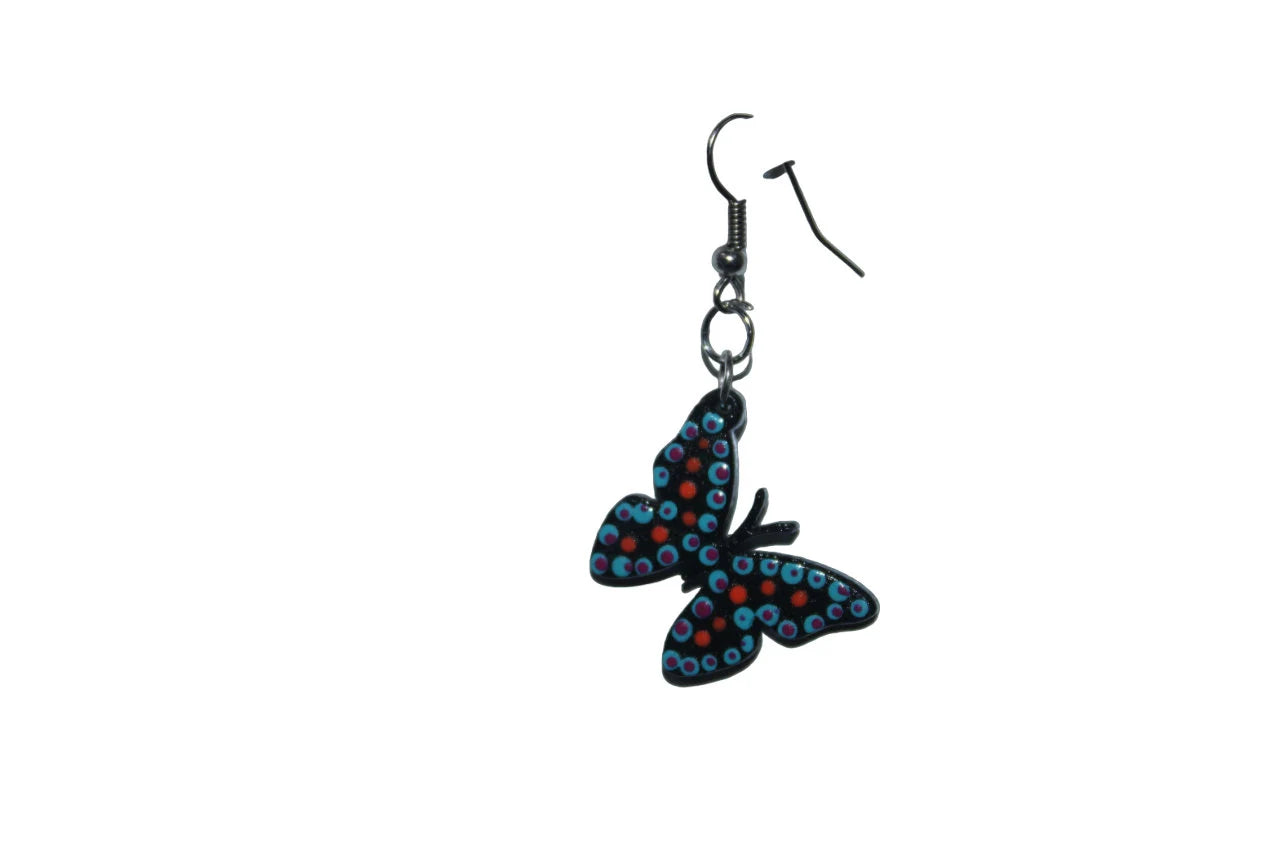 Laser Cut Butterfly Earrings.