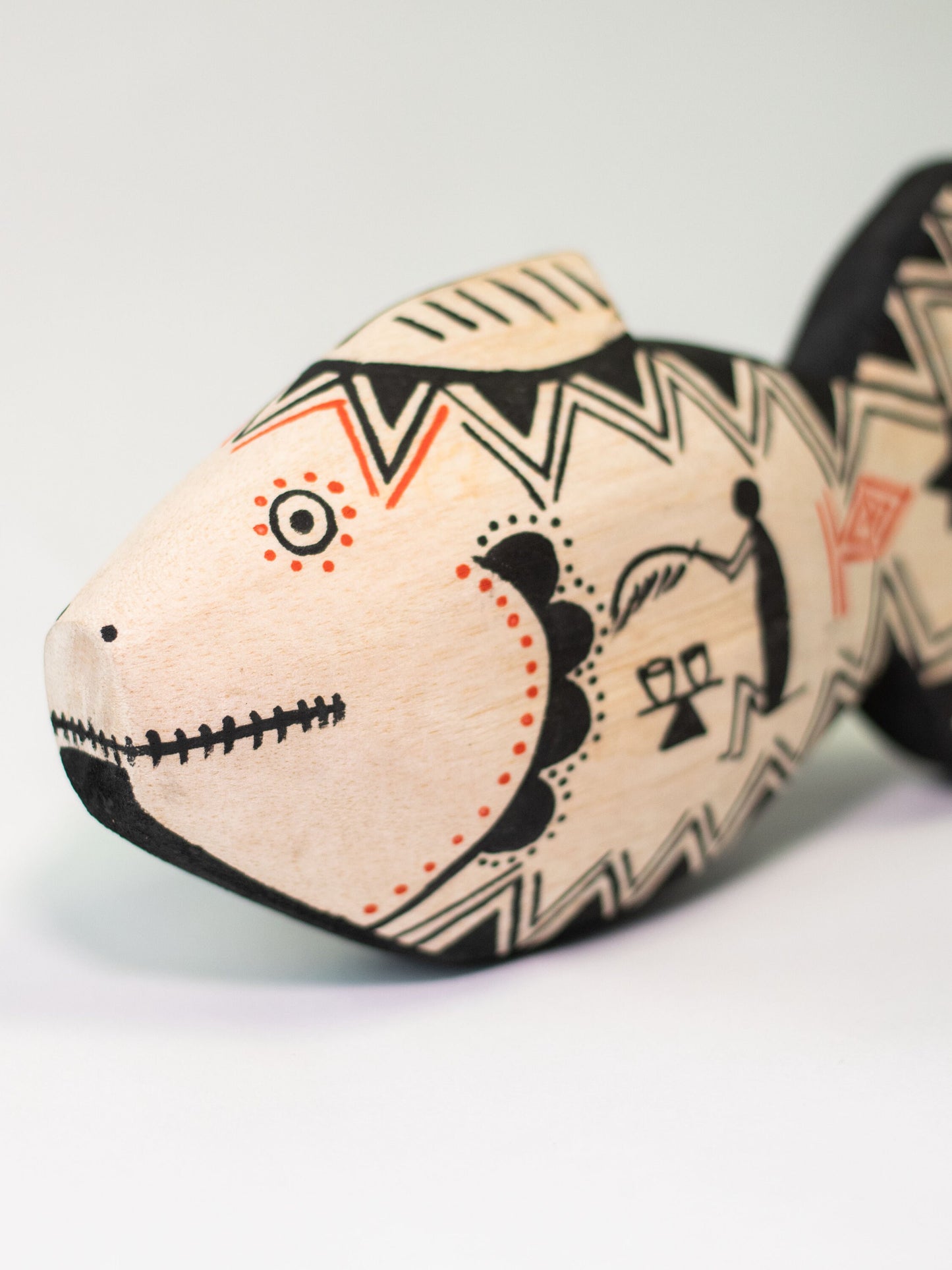 Decorative Hand painted Wood Fish