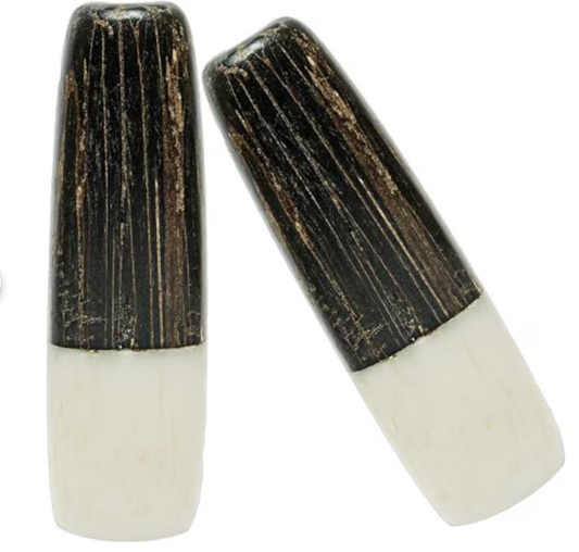 Pipe Wood Pipe 2 Mini Smoking Pipes | Handmade | Portable | Discreet | Eco-Friendly | Handmade Pipe | Tagua Nut and Chonta Wood Lightweight