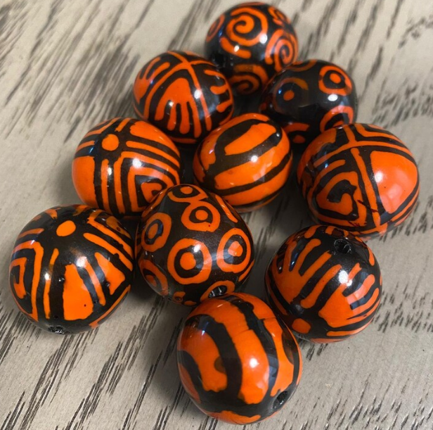 Seed Beads for Jewelry Making Beading 40 Multicolor Bombona Balls Set in 8 Colors Natural Jewelry Making Supplies