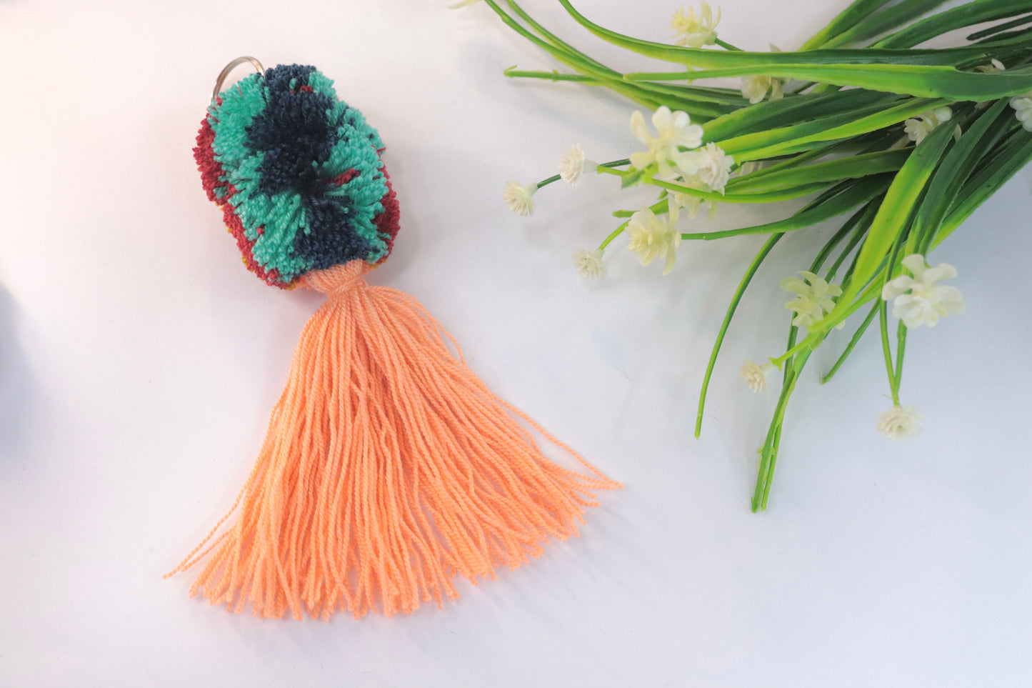 Wayuu Multicolored Weaved Keychain