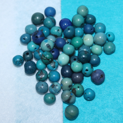Multicolored Acai Seed Beads from the Amazonian Palm. Size: 6x6mm. Hole Size 1mm Approx 8 Colors Pack of 200 Beads. TAMulticolored01