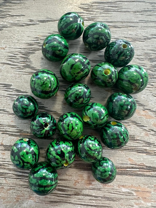 Natural Beads |Bombona Seed Beads| 60 set bombona beads. 60 beads in six colors. It’s Punctured Straight Through. TBMulticolored07