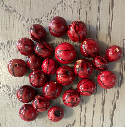 Natural Beads |Bombona Seed Beads| 80 set bombona beads. 80 beads in eight colors. It’s Punctured Straight Through. TBMulticolored05