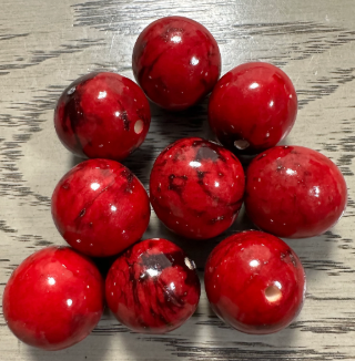 Natural Beads |Bombona Seed Beads| 60 set bombona beads. 60 beads in six colors. It’s Punctured Straight Through. TBMulticolored02