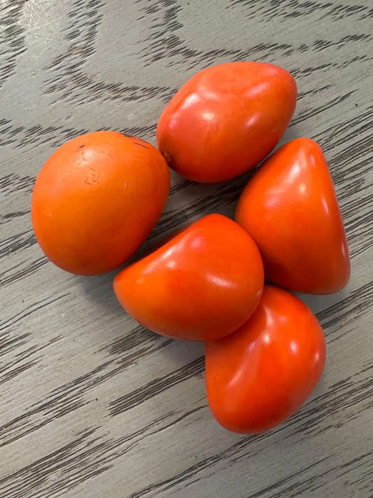 Seed Beads Tagua Whole Nut Polished Bicolor Set Orange & Black 6 Pcs Medium Size 3x3 cm approx. Undrilled. TWTwocolors18D-U