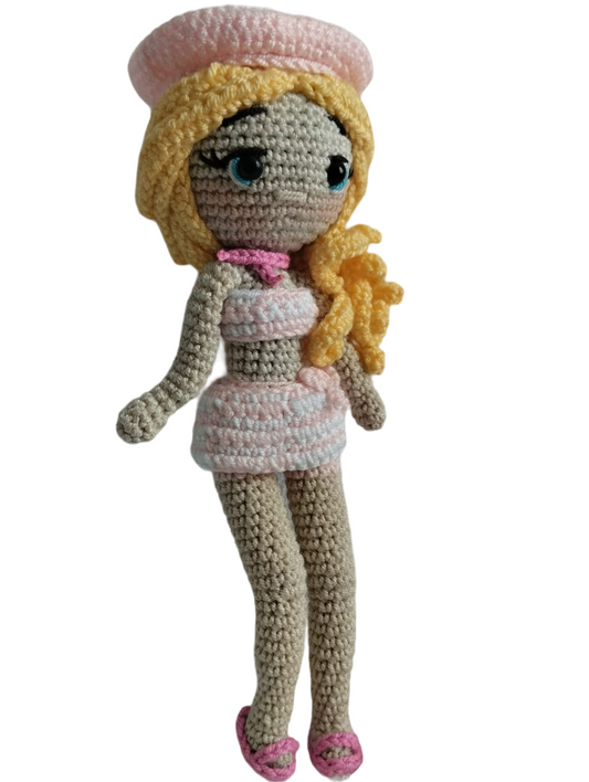 Crochet Amigurumi Barbie Amigurumi Doll. Barbie Plush Doll Mattel Amigurumi Handmade Doll