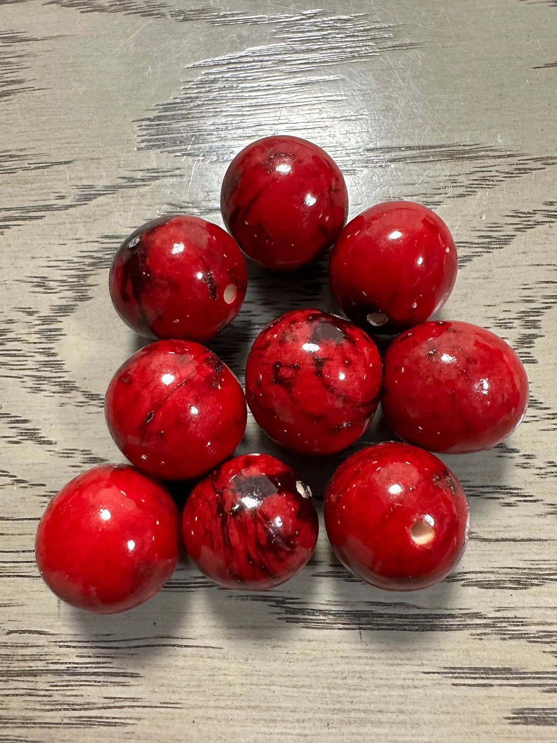 Bombona Ball Beads. 60 Multicolored Pieces.