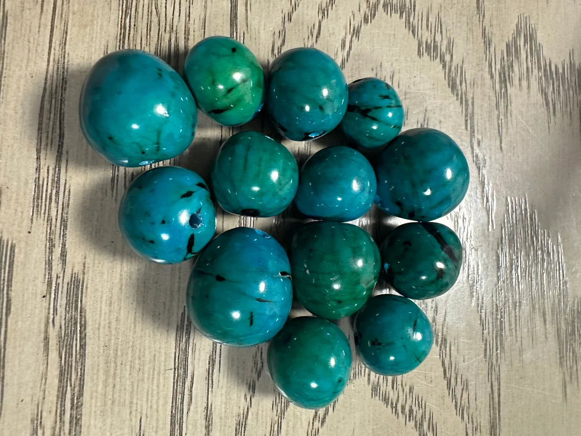 Bombona Ball Beads. 60 Multicolored Pieces.