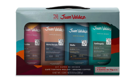 Coffee Sampler | Specialty Coffee Lover Gift Box. 4 Sachets,