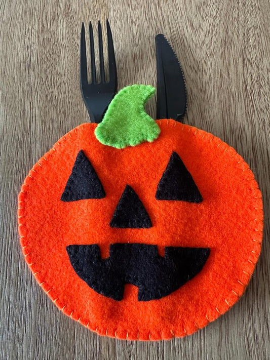 Halloween Silverware Holder Cutlery Holder Pouch Bags Felt.