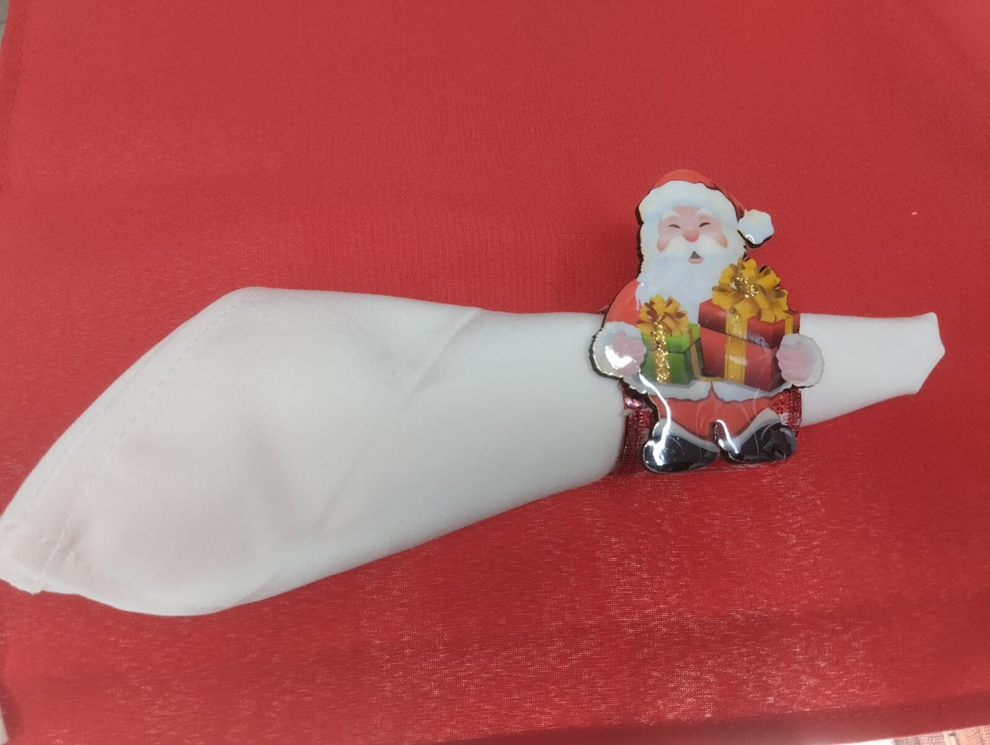 Napkin Christmas Holder Set.