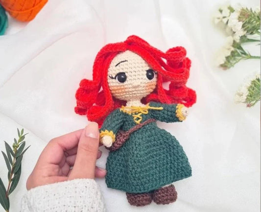 Crochet Princess Merida. Brave Amigurumi