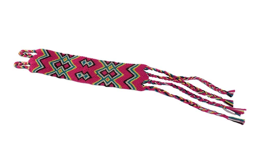 Handmade Wayuu Indigenous Culture from Colombia Bracelet Woven Fiber Adjustable Bracelet Adjustable Multicolor Natural Fiber Accessories