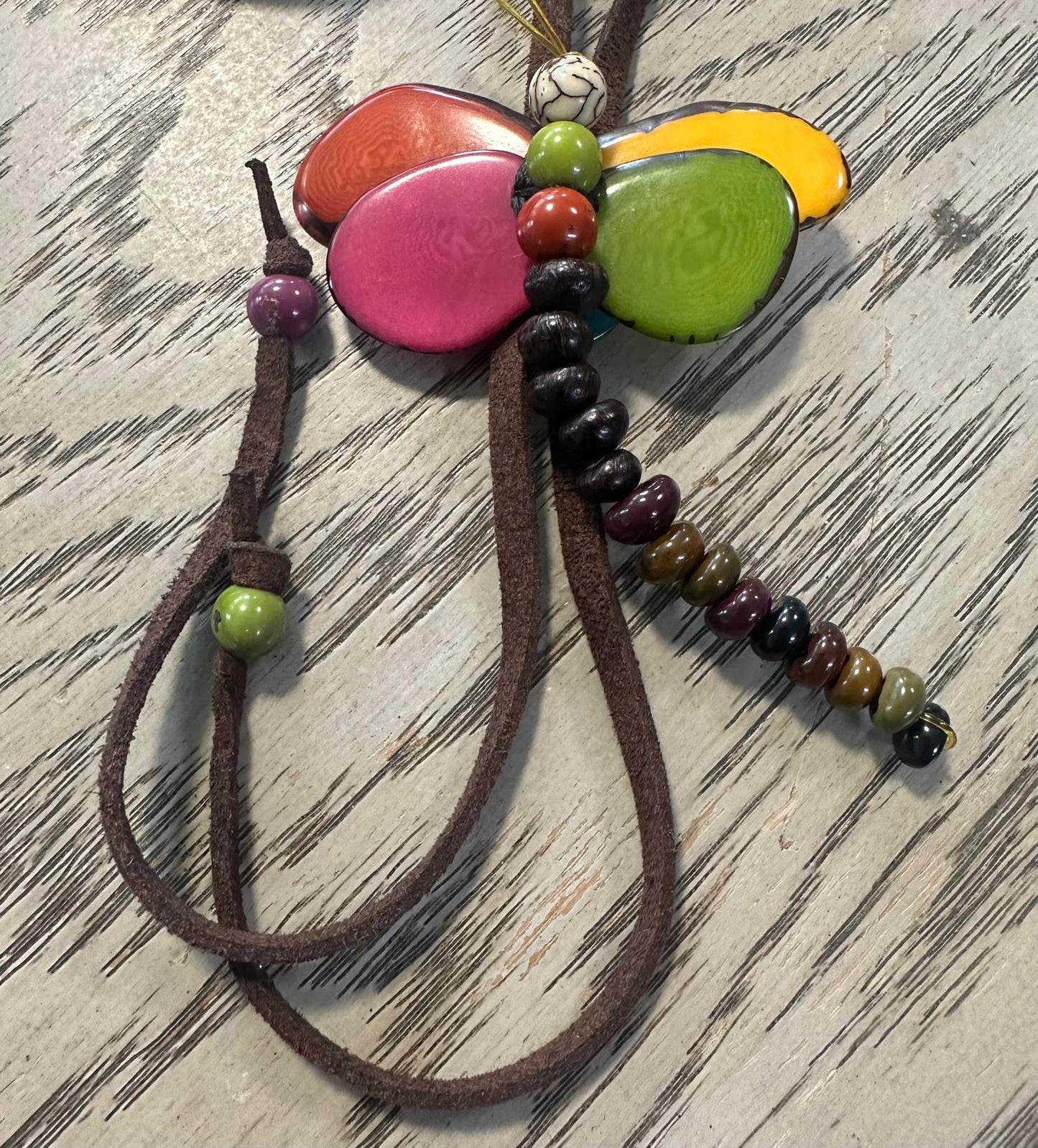 Natural Handmade Tagua Nut Jewelry Set Dragonfly Pendant Adjustable Necklace & Earrings  Organic Eco Sustainable Ethical Animal Insect DIY