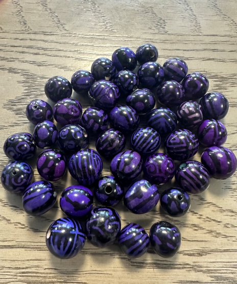 Seed Beads for Jewelry Making Beading 40 Multicolor Bombona Balls Set in 8 Colors Natural Jewelry Making Supplies