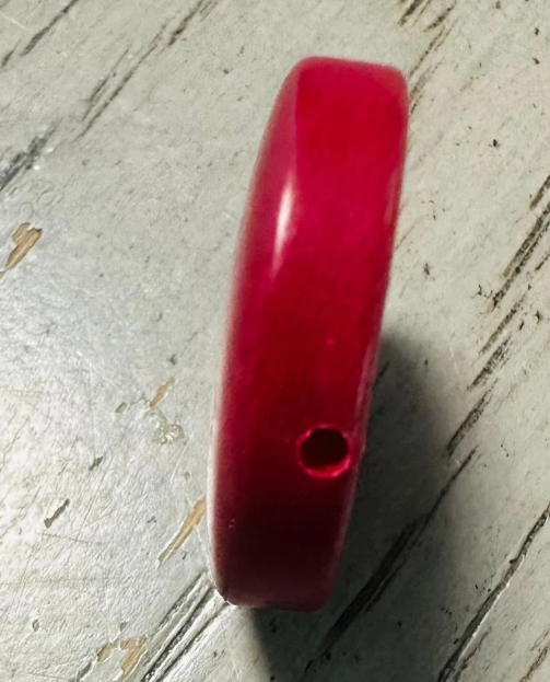 Flat Coin Shaped Tagua | 50 Mini Round Beads Mix of Pink and Lilac | Eco Ethical Jewelry Making Carving Woodwork | Side Drilled Beading Eco