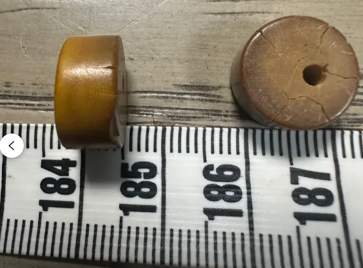 Tagua Beads Flat Coin Shaped Tagua 30 Mini Round Beads Mix of Yellow and Green Eco Ethical Jewelry Making Carving Woodwork Sustainable