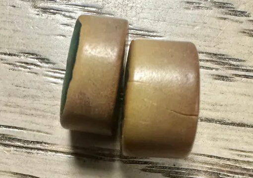 Tagua Beads Flat Coin Shaped Tagua 30 Mini Round Beads Mix of Yellow and Green Eco Ethical Jewelry Making Carving Woodwork Sustainable