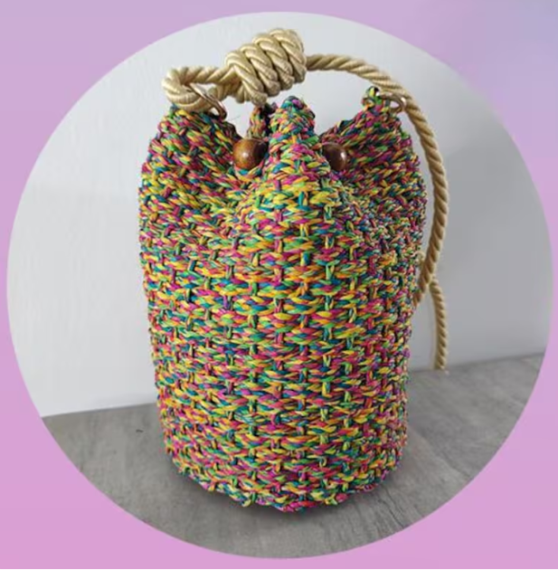 Straw backpack Handwoven straw bag with iraca palm | Straw bag for her. Eco-friendly rattan backpack. Handmade in Colombia. Bohemian style.