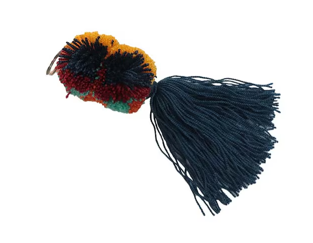 Wayuu Handmade Keychain. Handmade Multicolor Keychain. Eco Friendly, Natural Fiber Accessories, Organic and Exotic Keychain