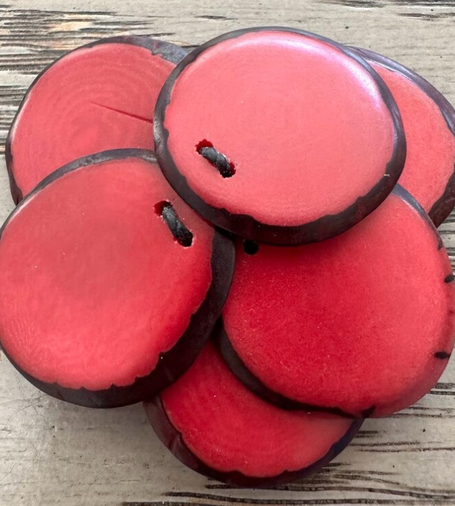 Tagua pendant tagua slices pendant. Tagua beads for ponytail holder. 4 Pieces. Flower tagua Handmade EcoFriendly Jewelry making supplies