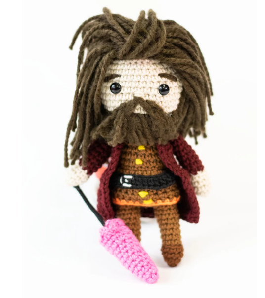 Hagrid Harry Potter Amigurumi Crochet Sweet Giant Forester HP Fans Harry Crochet Gifts Decor Wizard World Rubeus Crocheted Hagrid Handmade