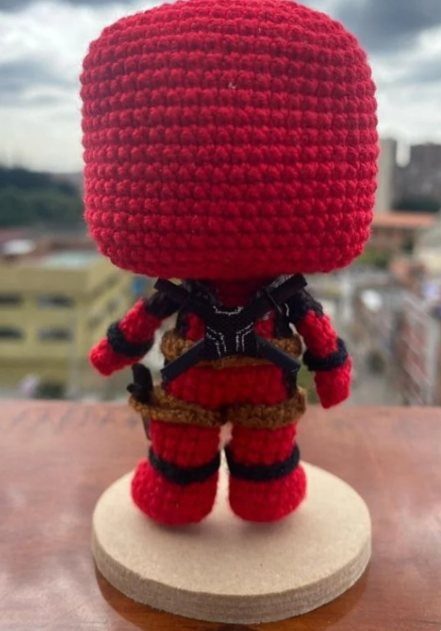 Deadpool Wolverine Deadpool Amigurumi Handcrafted Crochet | Animation Character Plushie | Marvel Best Friends Deadpool 3 Handmade to Order