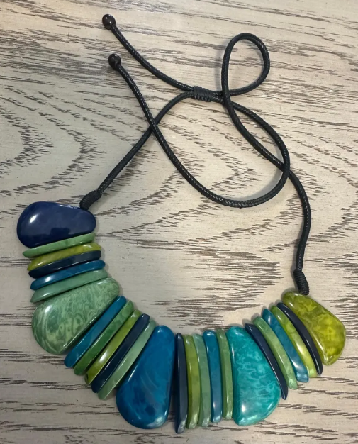 Tagua Beads Tagua Nut Necklace and Earrings Set. Sustainable Jewelry Spring Fall Boho Handmade Natural Organic Vegan Jewelry Gift For Her