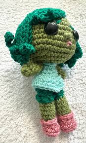 Inside Out Set of 5 Amigurumi Crochet Dolls